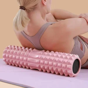 Yoga foam roller muscle massager.